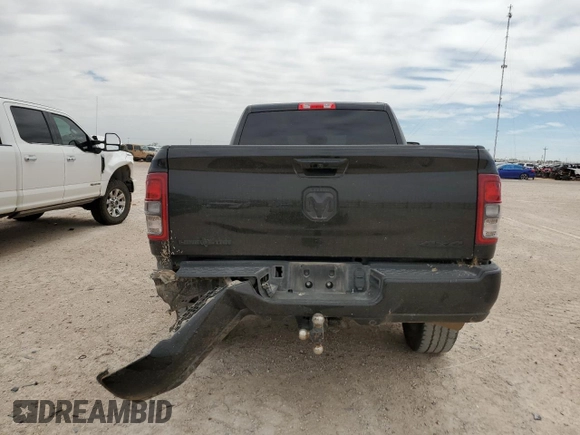 2024 Ram 2500 Big Horn with VIN 3C6UR5DL3RG119413, listed as a Copart auction lot 55709064 with 33,197 mi miles and Salvage title. Bid and sale history available at DreamBid. Image 6.