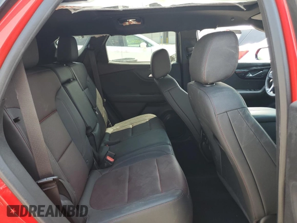 2023 Chevrolet Blazer RS with VIN 3GNKBKRS2PS220172, listed as a Copart auction lot 61058595 with 22,607 mi miles and Salvage title. Bid and sale history available at DreamBid. Image 11.