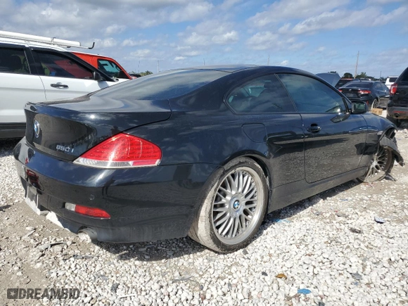 2007 BMW 6 Series 650i with VIN WBAEH13577CR52544, listed as a Copart auction lot 41953005 with 162,867 mi miles and Salvage Title. Bid and sale history available at carsss.com. Image 3.