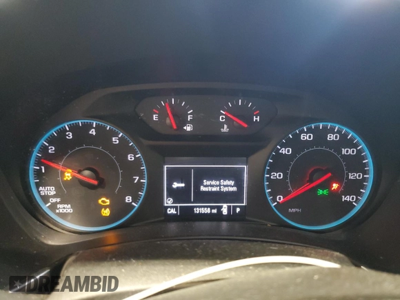 2018 Chevrolet Equinox LT with VIN 2GNAXTEX0J6174867, listed as a Copart auction lot 51351475 with 131,556 mi miles and Salvage Title. Bid and sale history available at carsss.com. Image 9.