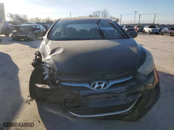 2011 Hyundai Elantra Ltd with VIN KMHDH4AE8BU170626, listed as a Copart auction lot 45958765 with 173,423 mi miles and Salvage Title. Bid and sale history available at carsss.com. Image 5.