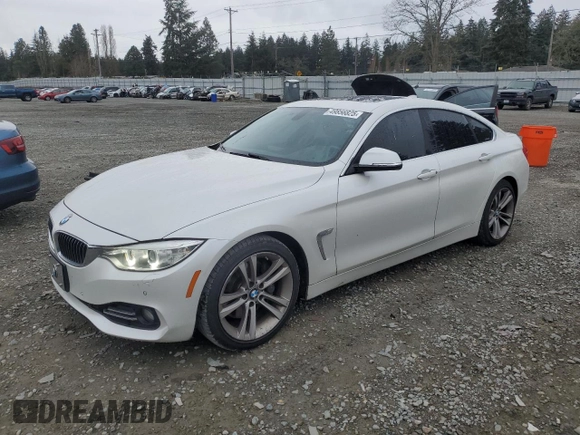 2015 BMW 4 Series 428i with VIN WBA4A5C52FGK15623, listed as a Copart auction lot 49856825 with 144,135 mi miles and Salvage Title. Bid and sale history available at DreamBid. Image 1.