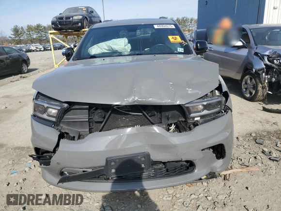 2021 Dodge Durango GT Plus with VIN 1C4RDJDG1MC750908, listed as a Copart auction lot 48904615 with 0 mi miles and Salvage Title. Bid and sale history available at carsss.com. Image 5.