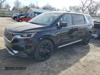 2024 Kia Carnival SX Prestige with VIN KNDNE5H37R6302284, listed as a Copart auction lot 49426315 with 29,591 mi miles and Salvage Title. Bid and sale history available at DreamBid. Image 1.