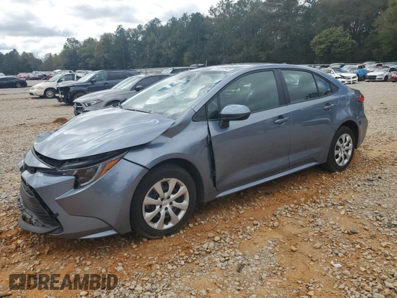 2024 Toyota Corolla LE with VIN 5YFB4MDE5RP167628, listed as a Copart auction lot 48337045 with 20,232 mi miles and Salvage Title. Bid and sale history available at DreamBid. Image 1.