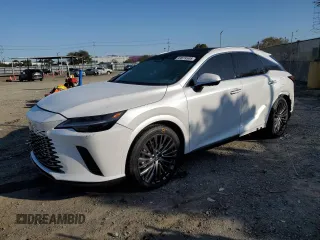 2025 Lexus RX 350h с VIN 2T2BBMCA4SC065324, выставлен на аукционе Copart как лот 49874505 с пробегом 3 849 миль миль и Списание • Salvage title. История ставок и продаж доступна на DreamBid. Изображение 1.