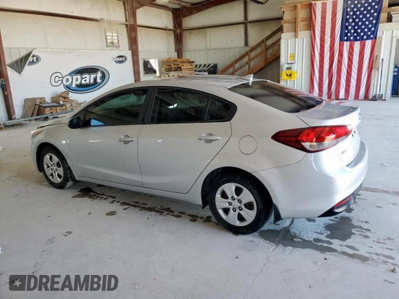 2017 Kia Forte LX with VIN 3KPFK4A77HE051280, listed as a Copart auction lot 52871635 with 161,656 mi miles and Clean Title. Bid and sale history available at carsss.com. Image 2.