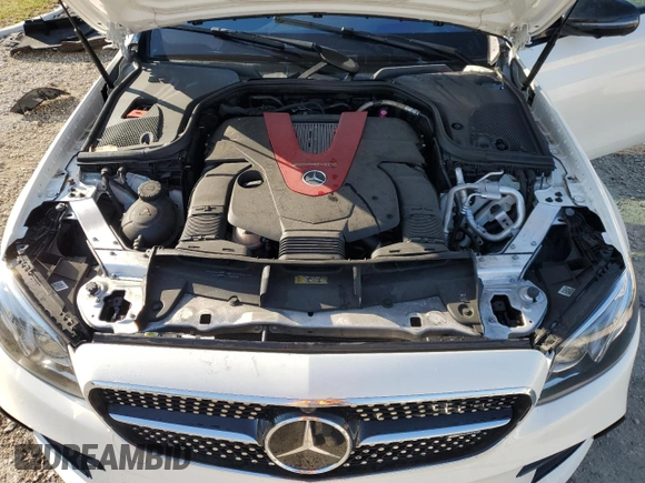 2018 Mercedes-Benz E-Class AMG E 43 with VIN WDDZF6EB8JA486688, listed as a Copart auction lot 45747235 with 0 mi miles and Salvage Title. Bid and sale history available at carsss.com. Image 11.