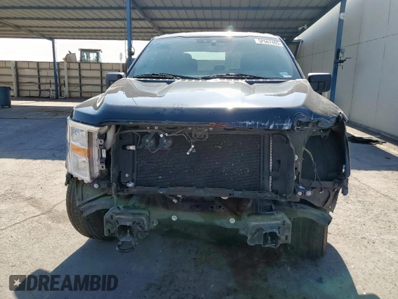 2021 Ford F-150 XL with VIN 1FTFW1E54MFC29139, listed as a Copart auction lot 58567465 with 54,551 mi miles and Salvage title. Bid and sale history available at DreamBid. Image 5.