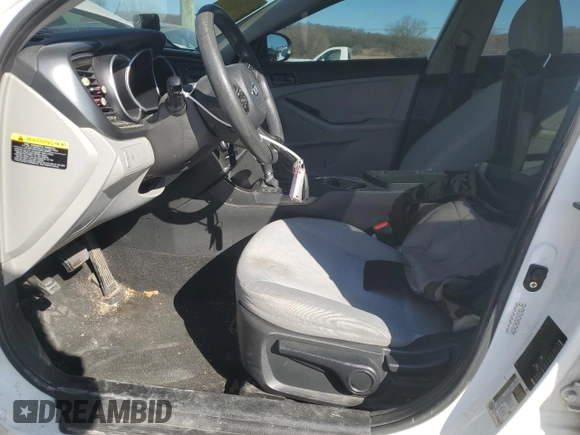 2015 Kia Optima LX with VIN KNAGM4A72F5642668, listed as a Copart auction lot 48553065 with 156,790 mi miles and Clean Title. Bid and sale history available at DreamBid. Image 7.