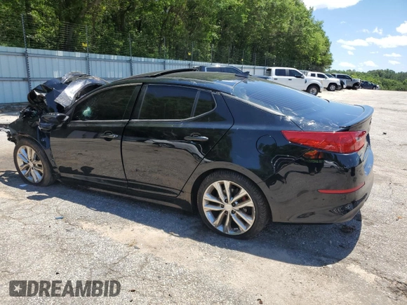 2015 Kia Optima SX Turbo with VIN 5XXGR4A60FG381919, listed as a Copart auction lot 57703285 with Not provided miles and Salvage title. Bid and sale history available at DreamBid. Image 2.