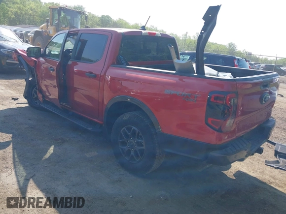2024 Ford Ranger XLT with VIN 1FTER4HH3RLE33305, listed as a IAAI auction lot 42166700 with Not provided miles and . Bid and sale history available at DreamBid. Image 3.