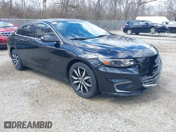 2017 Chevrolet Malibu LT with VIN 1G1ZE5ST0HF166369, listed as a IAAI auction lot 41887260 with 128,795 mi miles and . Bid and sale history available at DreamBid. Image 1.