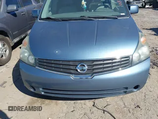 2008 Nissan Quest S with VIN 5N1BV28U68N108792, listed as a IAAI auction lot 41696473 with 141,390 mi miles. Bid and sale history available at carsss.com. Image 6.