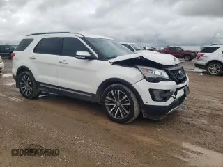 2016 Ford Explorer Platinum with VIN 1FM5K8HTXGGC58049, listed as a Copart auction lot 55790215 with 112,673 mi miles and Salvage Title. Bid and sale history available at DreamBid. Image 4.