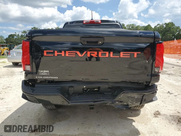 2024 Chevrolet Colorado 4WD Z71 with VIN 1GCPTDEKXR1225833, listed as a Copart auction lot 62007225 with 12,040 mi miles and Salvage title. Bid and sale history available at DreamBid. Image 6.