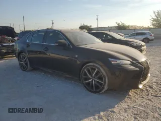 2018 Lexus GS with VIN JTHBZ1BL4JA015896, listed as a Copart auction lot 76130004 with 48,454 mi miles and Salvage Title. Bid and sale history available at carsss.com. Image 4.