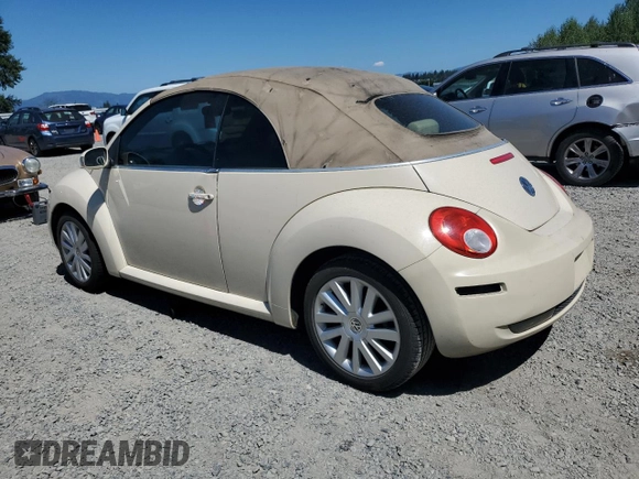 2008 Volkswagen Beetle SE with VIN 3VWRG31Y58M405978, listed as a Copart auction lot 66901035 with 142,688 mi miles and Clean title. Bid and sale history available at DreamBid. Image 2.