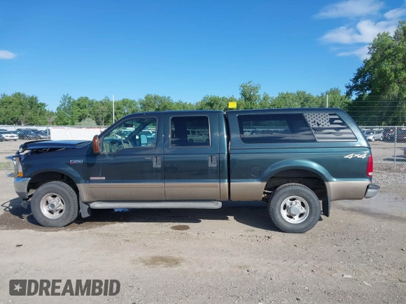 2004 Ford F-250 XL with VIN 1FTNW21P64EB96773, listed as a IAAI auction lot 42235417 with 154,739 mi miles and . Bid and sale history available at DreamBid. Image 14.