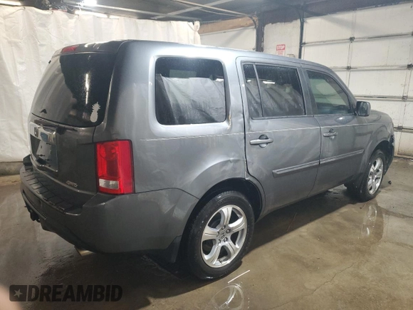 2012 Honda Pilot EX-L with VIN 5FNYF4H72CB063889, listed as a Copart auction lot 42989735 with 165,264 mi miles and Salvage title. Bid and sale history available at DreamBid. Image 3.