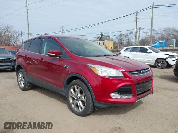 2013 Ford Escape SEL with VIN 1FMCU9H9XDUA81463, listed as a IAAI auction lot 41991257 with 102,867 mi miles and . Bid and sale history available at DreamBid. Image 1.