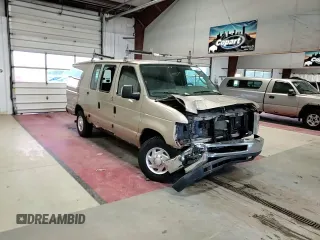 2013 Ford Econoline Cargo Commercial with VIN 1FTSS3EL5DDA33484, listed as a Copart auction lot 57722635 with 297,943 mi miles and Salvage title. Bid and sale history available at DreamBid. Image 15.