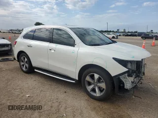 2015 Acura MDX with VIN 5FRYD3H27FB012931, listed as a Copart auction lot 55147415 with 64,904 mi miles and Salvage title. Bid and sale history available at DreamBid. Image 4.