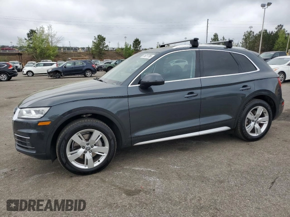 2018 Audi Q5 Premium Plus with VIN WA1BNAFY1J2003938, listed as a Copart auction lot 51821795 with 145,675 mi miles and Clean Title. Bid and sale history available at carsss.com. Image 1.