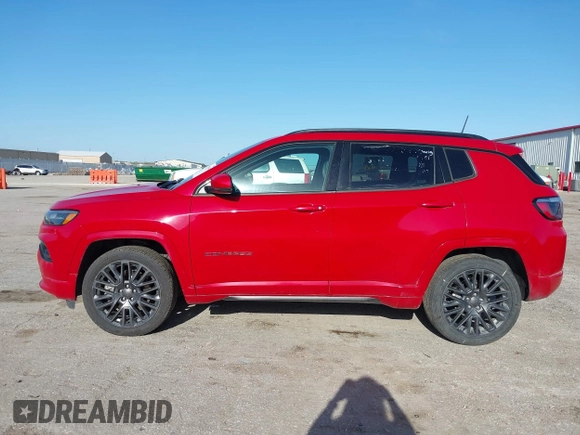 2023 Jeep Compass Limited with VIN 3C4NJDCN1PT543677, listed as a IAAI auction lot 41970030 with 35,524 mi miles and . Bid and sale history available at carsss.com. Image 14.