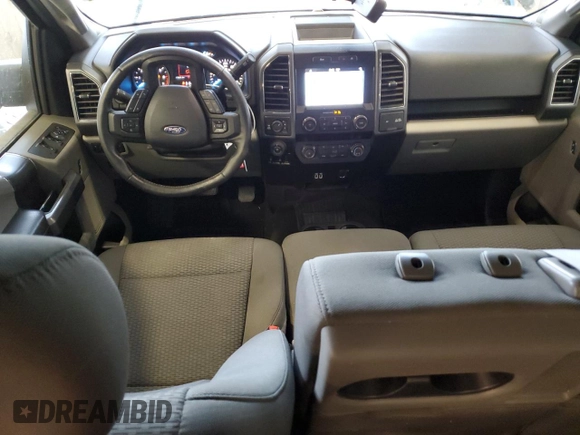 2019 Ford F-150 XL with VIN 1FTEW1EP6KFA59568, listed as a Copart auction lot 57139785 with 76,297 mi miles and Salvage title. Bid and sale history available at DreamBid. Image 8.