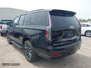 2023 Cadillac Escalade 4WD Sport with VIN 1GYS4EKL7PR514459, listed as a IAAI auction lot 41890629 with 48,071 mi miles. Bid and sale history available at carsss.com. Image 3.