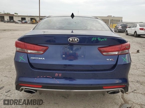 2016 Kia Optima SXL Turbo with VIN 5XXGV4L27GG118110, listed as a Copart auction lot 60284355 with 91,913 mi miles and Salvage title. Bid and sale history available at DreamBid. Image 6.