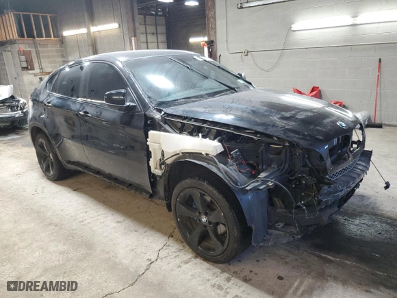 2011 BMW X6 35i with VIN 5UXFG2C5XBLX05803, listed as a Copart auction lot 48392865 with 78,600 mi miles and Salvage Title. Bid and sale history available at carsss.com. Image 4.