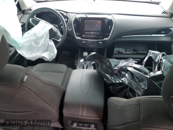 2019 Chevrolet Traverse LS z VIN 1GNERFKW5KJ281765, wystawiony jako Copart lot #57705285 z przebiegiem 34 820 mil mil oraz Szkoda całkowita • Salvage title. Historia ofert i sprzedaży dostępna na DreamBid. Obrazek 8.