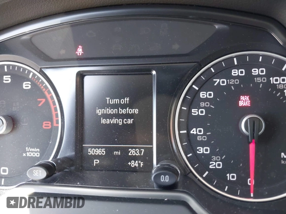 2014 Audi Q5 Premium Plus with VIN WA1LFAFP3EA054653, listed as a IAAI auction lot 42508016 with 50,965 mi miles and . Bid and sale history available at DreamBid. Image 7.