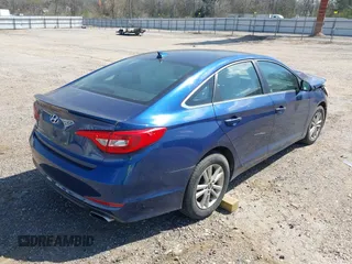 2017 Hyundai Sonata SE with VIN 5NPE24AF6HH518994, listed as a IAAI auction lot 41764608 with 74,761 mi miles. Bid and sale history available at carsss.com. Image 4.