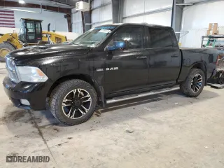 2010 Dodge Ram 1500 Sport with VIN 1D7RV1CT8AS177590, listed as a Copart auction lot 41559875 with 223,870 mi miles and Clean Title. Bid and sale history available at carsss.com. Image 1.