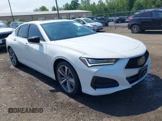 2021 Acura TLX Technology z VIN 19UUB5F42MA012008, wystawiony jako IAAI lot #42154951 z przebiegiem 34 876 mil mil oraz . Historia ofert i sprzedaży dostępna na DreamBid. Obrazek 1.