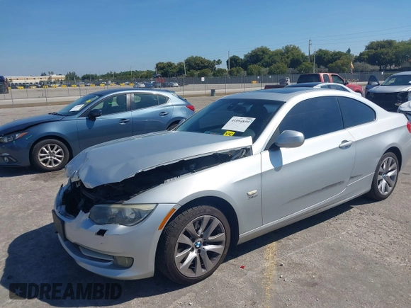 2013 BMW 3 Series 328i xDrive with VIN WBAKF5C50DJ297831, listed as a IAAI auction lot 41894859 with 87,174 mi miles. Bid and sale history available at carsss.com. Image 2.