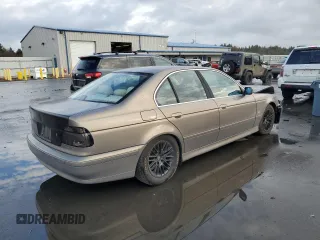 2003 BMW 5 Series 530iA with VIN WBADT63493CK31392, listed as a Copart auction lot 77869504 with 0 mi miles and Salvage Title. Bid and sale history available at carsss.com. Image 3.