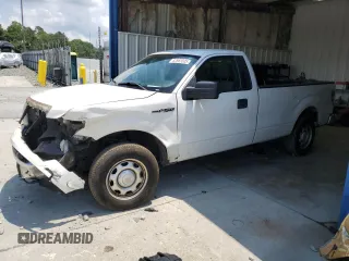 2012 Ford F-150 XL with VIN 1FTNF1CF9CKD27242, listed as a Copart auction lot 62665505 with 202,023 mi miles and Salvage title. Bid and sale history available at DreamBid. Image 1.