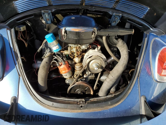 1971 Volkswagen Beetle with VIN 1512936685, listed as a Copart auction lot 80372844 with 66,768 mi miles and Non Repairable. Bid and sale history available at DreamBid. Image 11.