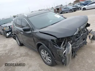 2017 Nissan Rogue S with VIN KNMAT2MT5HP612354, listed as a IAAI auction lot 41371657 with 100,077 mi miles. Bid and sale history available at carsss.com. Image 1.