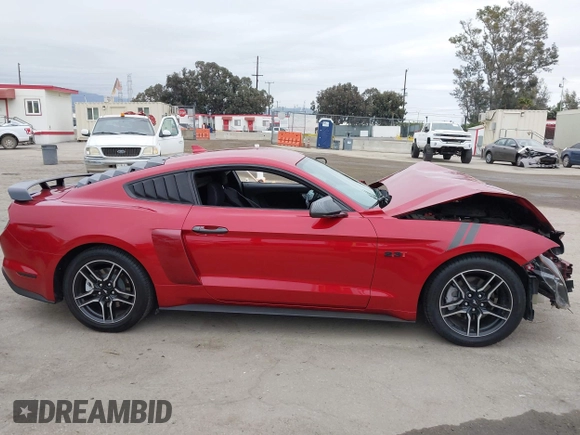 2020 Ford Mustang EcoBoost with VIN 1FA6P8TH4L5189982, listed as a IAAI auction lot 42065871 with 67,942 mi miles. Bid and sale history available at carsss.com. Image 13.