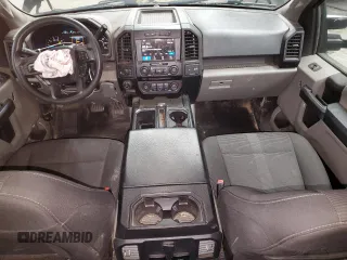 2018 Ford F-150 XL with VIN 1FTEW1EG0JFD10941, listed as a Copart auction lot 57855095 with 119,345 mi miles and Salvage title. Bid and sale history available at DreamBid. Image 8.