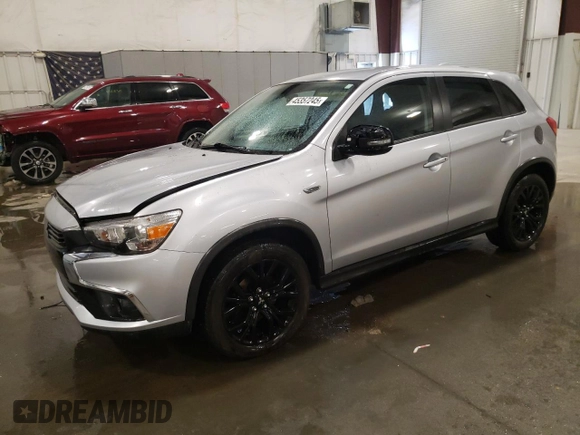 2017 Mitsubishi Outlander Sport ES 2.0 with VIN JA4AR3AU9HZ069672, listed as a Copart auction lot 45357245 with 125,754 mi miles and Salvage Title. Bid and sale history available at carsss.com. Image 1.