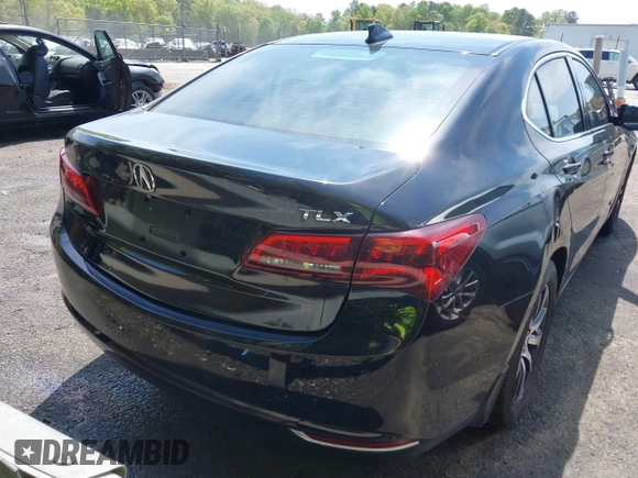 2015 Acura TLX Tech with VIN 19UUB1F57FA005463, listed as a IAAI auction lot 42027656 with 171,708 mi miles. Bid and sale history available at carsss.com. Image 16.