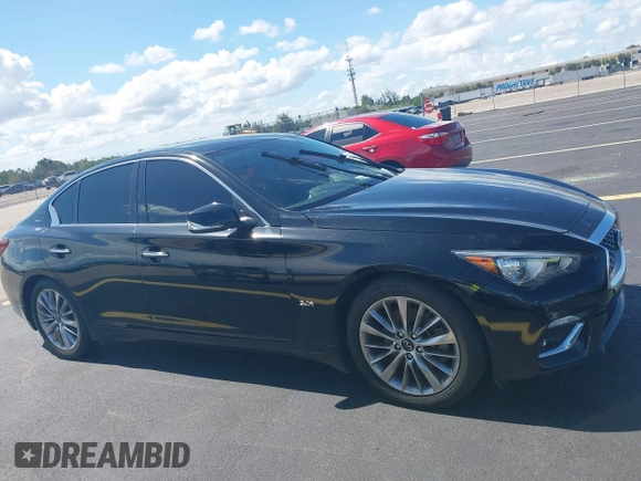 2019 Infiniti Q50 Sport with VIN JN1EV7AP8KM543137, listed as a IAAI auction lot 42602595 with 37,523 mi miles and . Bid and sale history available at DreamBid. Image 13.