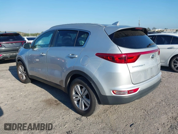 2017 Kia Sportage LX with VIN KNDPM3AC5H7074451, listed as a IAAI auction lot 41889640 with 111,314 mi miles. Bid and sale history available at carsss.com. Image 3.
