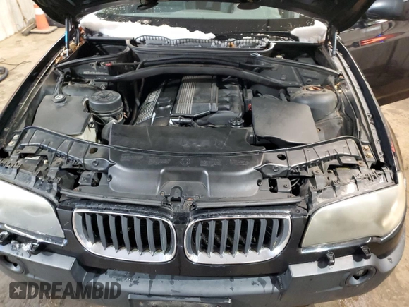 2004 BMW X3 2.5i with VIN WBXPA73484WC42708, listed as a Copart auction lot 50508095 with 262,417 mi miles and Salvage Title. Bid and sale history available at DreamBid. Image 12.